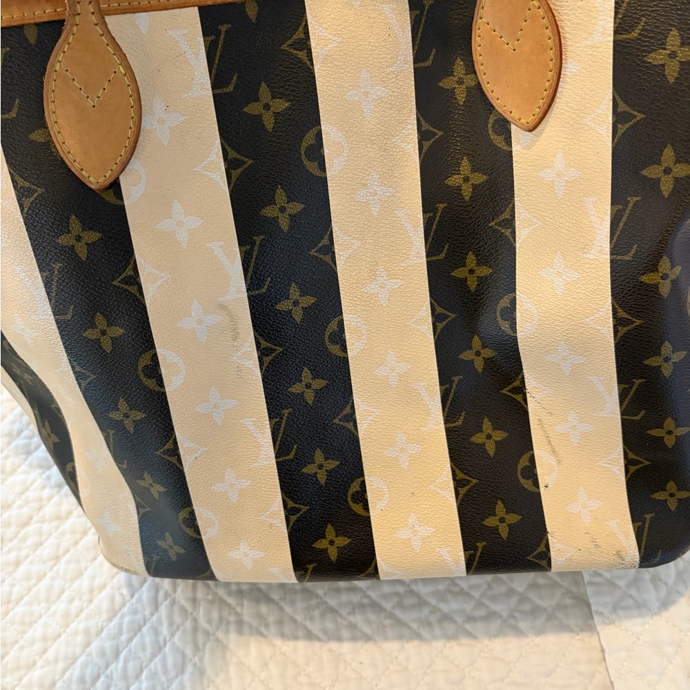 Louis Vuitton Monogram Rayures Neverfull MM